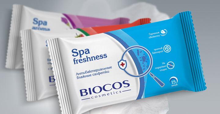 Влажные салфетки BIOCOS