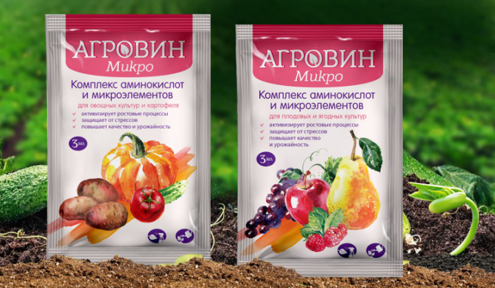 Серия удобрений для сада и огорода АГРОВИН