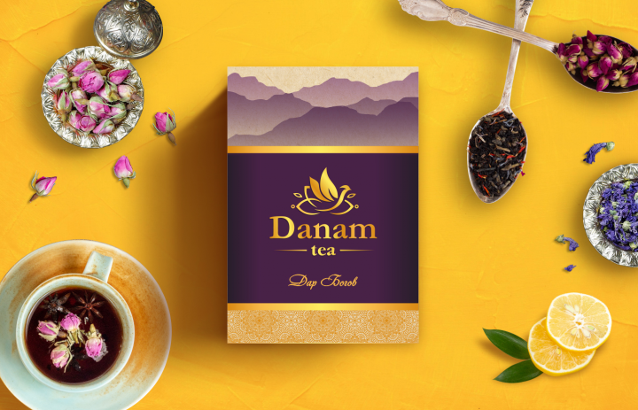 DANAM. Нейминг для индийского чая