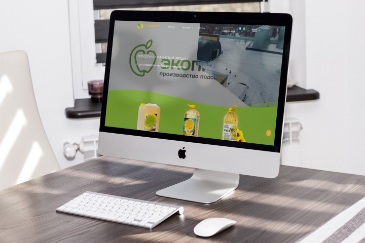Продвижение сайта производитель подсолнечного масла Экопродукт