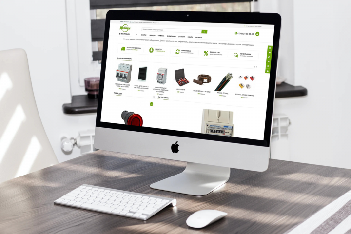 Продвижение интернет-магазина электрики Диалин