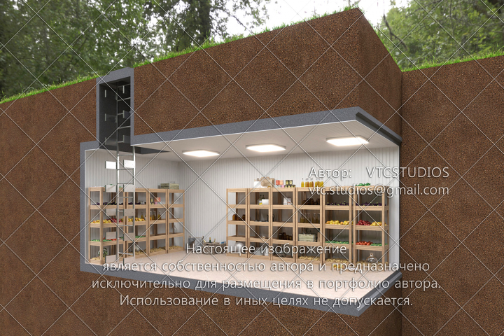 Бетонный погреб