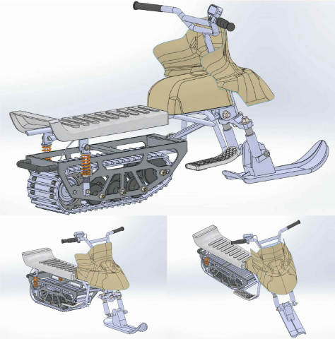 Electric scooter for children