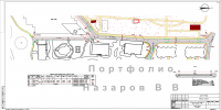 Разбивочный план по оси проезжей части ул Лесная Wellton Park Но
