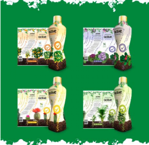 Визуализация упаковки удобрений био актив