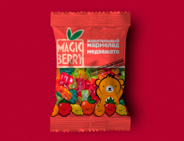 Разработка упаковки для мармелада "Magic Berry"