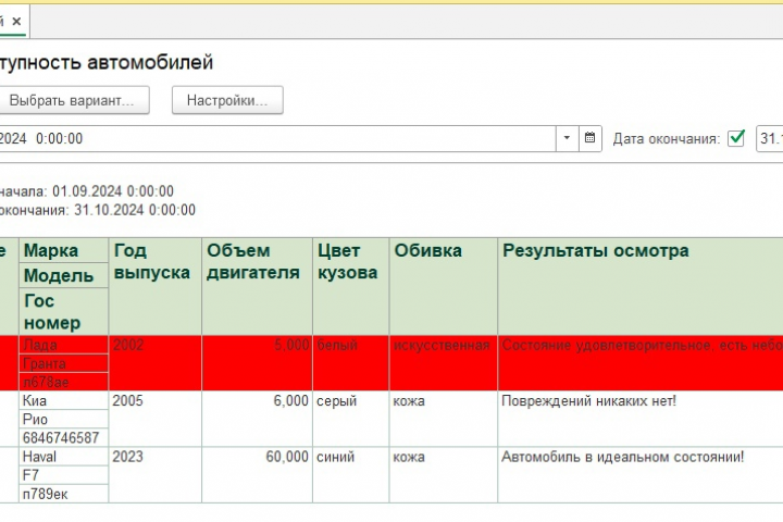 ИС "Аренда автомобилей"