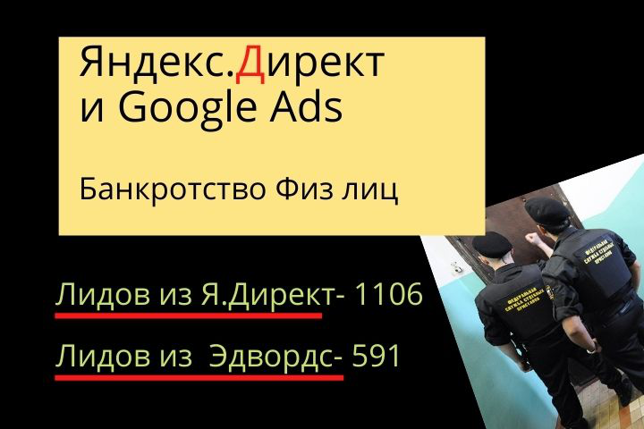 Банкротство физ.лиц 1770 лидов за месяц