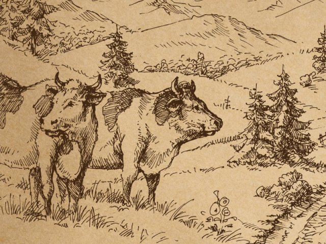 Фермерское мясо. Крафт-упаковка.