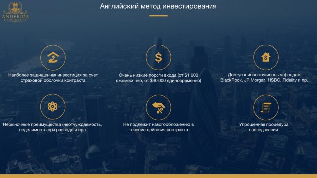 Презентация для компании "Anderida Group"