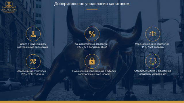 Презентация для компании "Anderida Group"