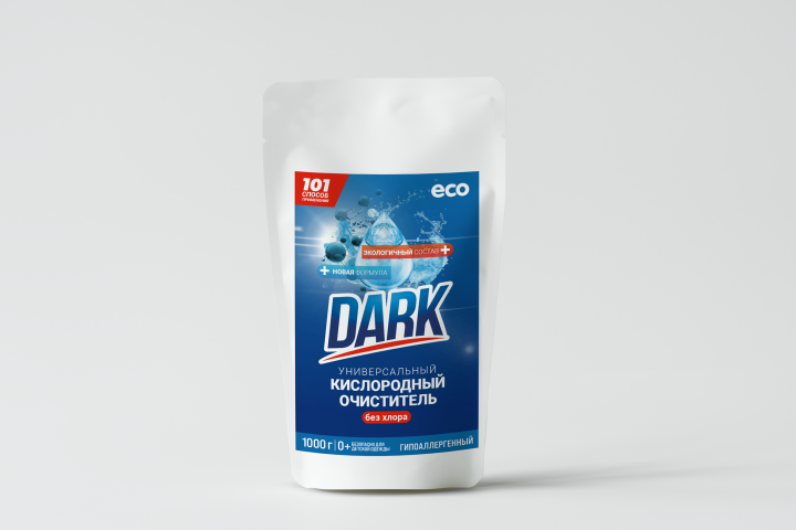 Этикетка кислородный отбеливатель DARK