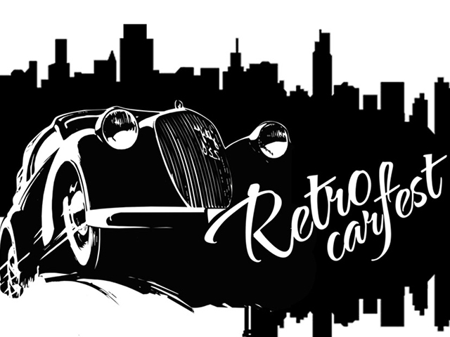 Плакат для фестиваля "Retro car fest"