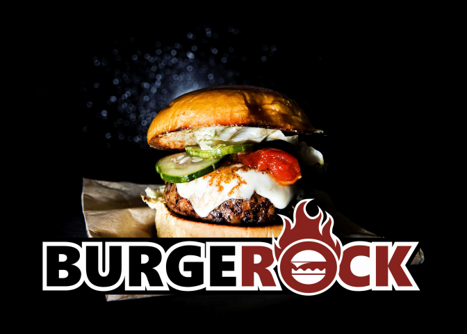 Разработка логотипа для Бургерной "BURGEROCK"