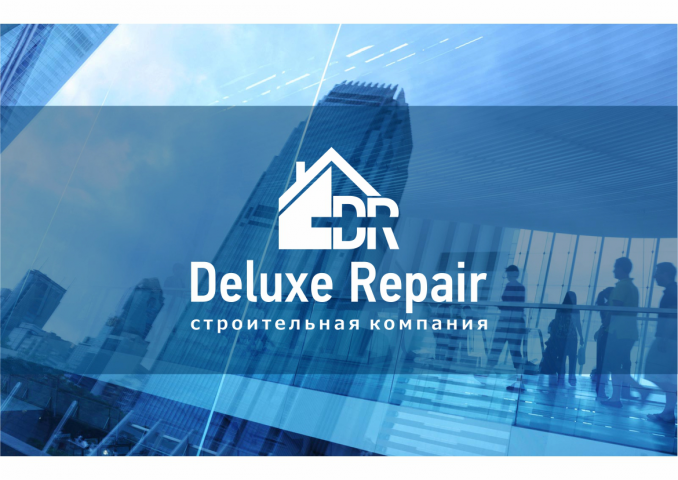 разработка логотипа для строительной компании Deluxe Repair