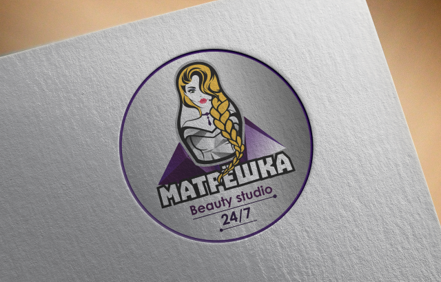 логотип для салона красоты "Матрешка"
