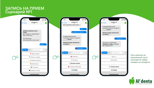 Создание чат-бота в Telegram для крупной сети стоматологий