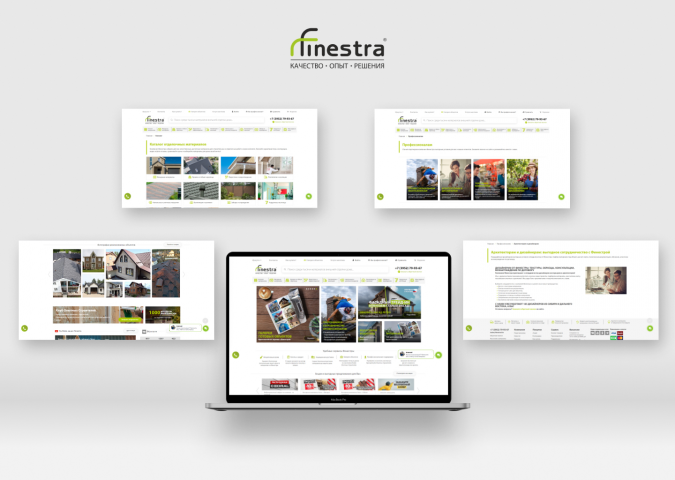 Разработка сайта для компании "Finestra"
