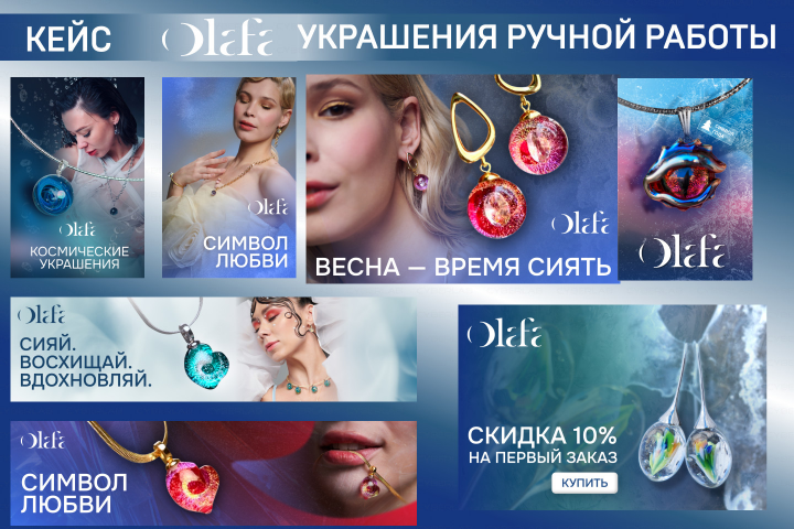 Контекстная реклама для компании "Olafa"