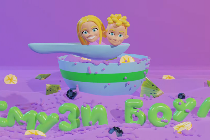 Разработка анимационной 3D-заставки для канала СМУЗИ БОУЛ