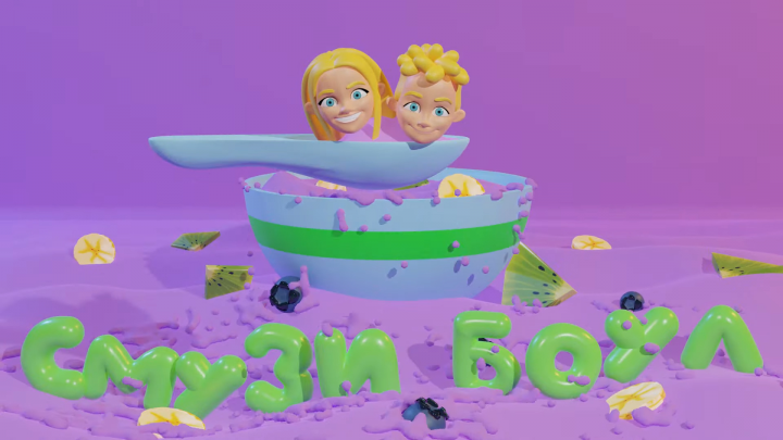 Разработка анимационной 3D-заставки для канала СМУЗИ БОУЛ