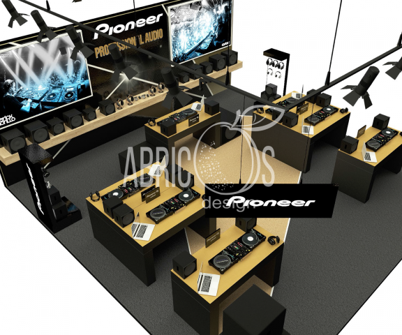 Выставочный стенд Pioneer вид 2