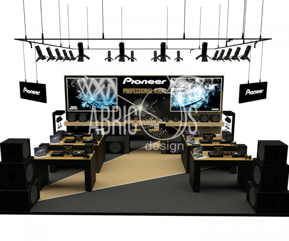 Выставочный стенд Pioneer вид 3
