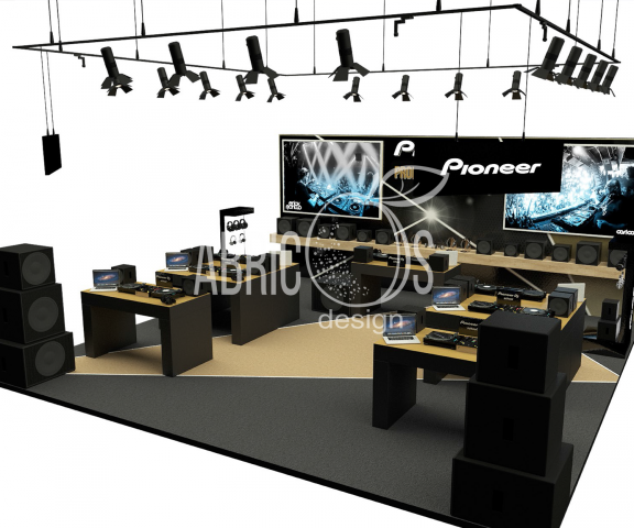 Выставочный стенд Pioneer вид 4