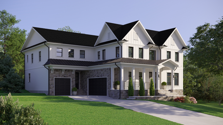 Дом в пригороде Вашингтона, США