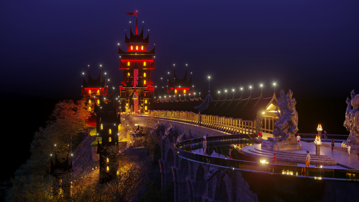 Проект на острове Бали. Замок Принца горы Абанг