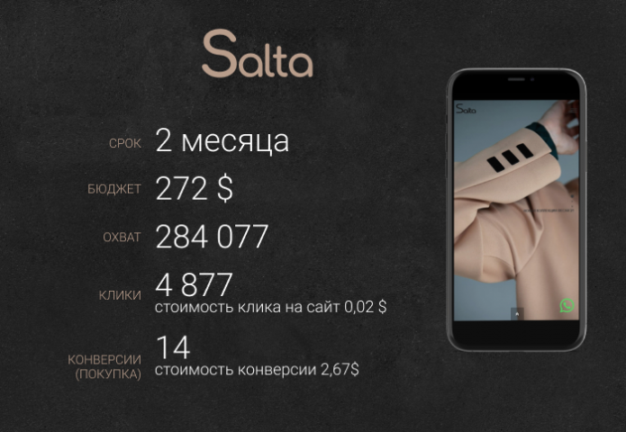 Salta Fashion интернет магазин одежды / target Instagram