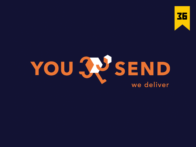 Логотип для службы доставки - You Send