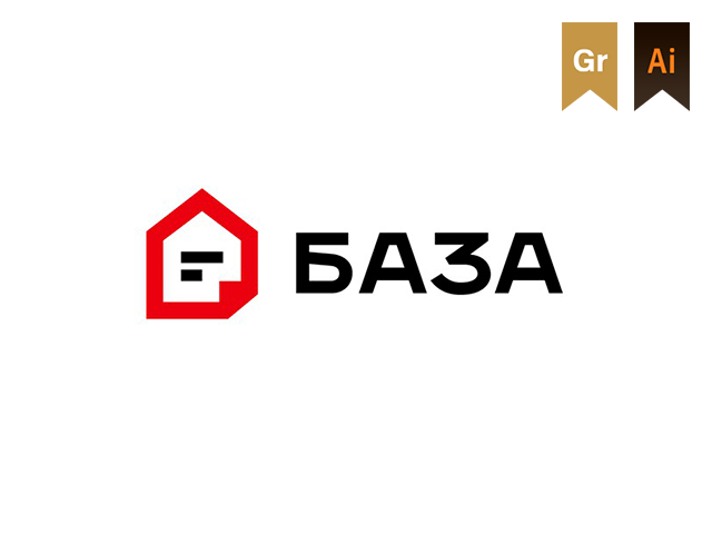 Логотип для агентства недвижимости - База