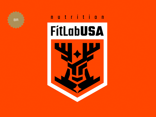 Логотип для спортивного питания - FitlabUSA