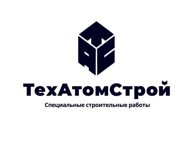 Логотип для строительной компании - ТехАтомСтрой