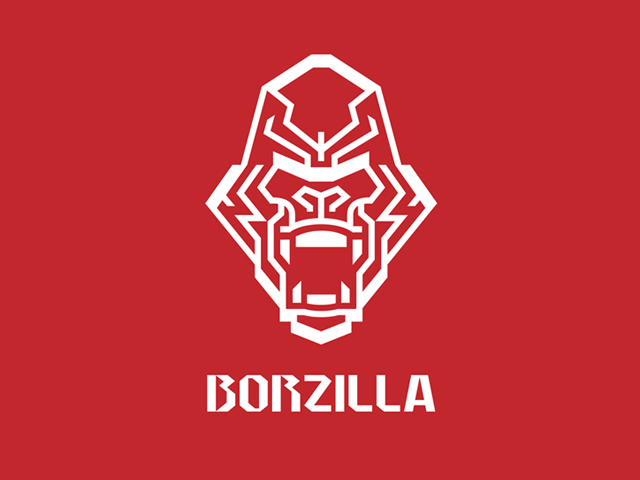 Логотип для бренда боксерской атрибутики - Borzilla