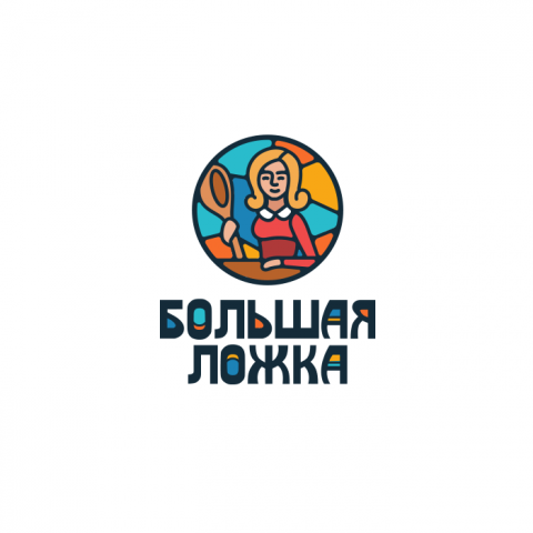 Логотип для ресторана - Большая ложка