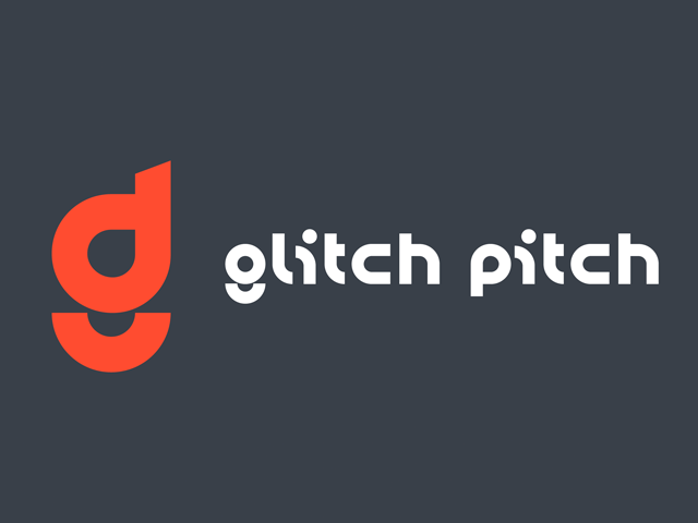 Логотип длz разработчика игр - Glitch Pitch