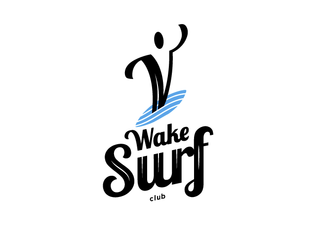 Логотип для клуба по Вейксерфингу - VwakeSurf