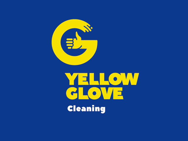 Логотип для клиниговой компании - Yellow Glove Cleaning