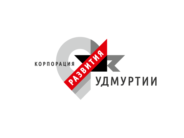 Логотип для корпорации развития Удмуртской республики