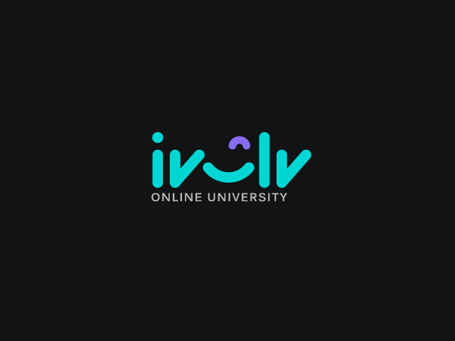 Логотип для online платоформы Iv-lv. Обучение в сфере IT-технологий