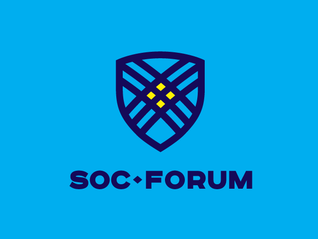 Логотип для конференции по информационной безопастности в Казахстане - SOC Froum