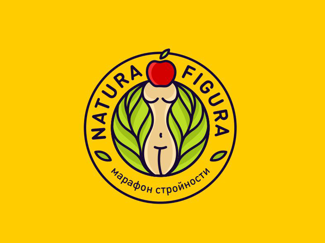 Логотип для школы питания - Natura Figura