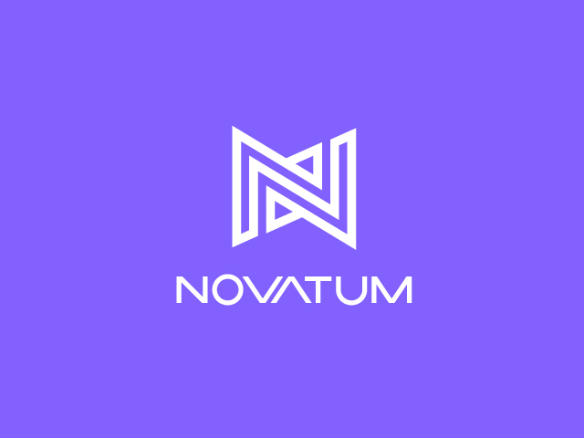 Логотпи для компании Novatum. Интернет-эквайринг, финансовые слуги