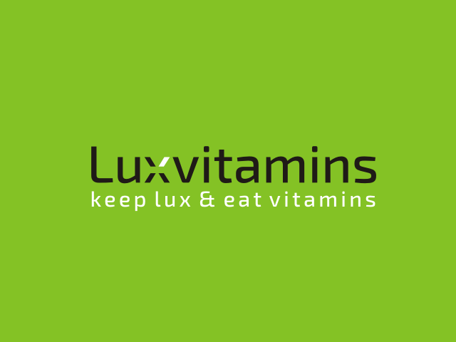 Логотип для спортивного питания - Luxvitamins