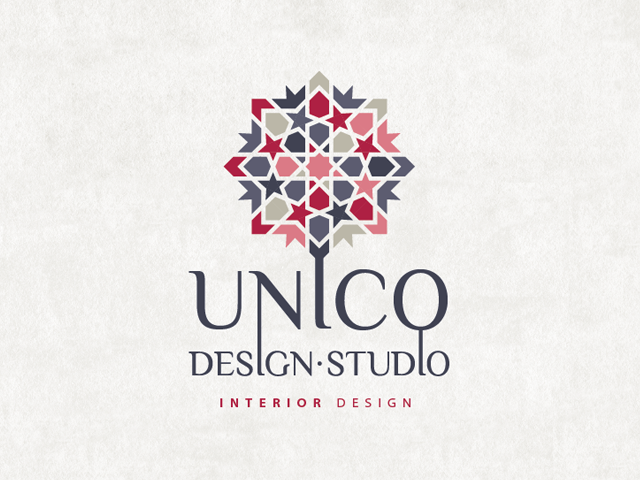 Логотпи для дизайн-студии интерьера - Unico Design Studio