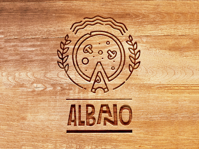 Логотип для итальянского ресторана - Albano