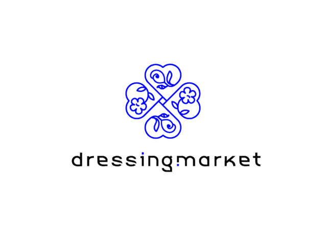 Логотип для производителя женской одежды Dressing.market