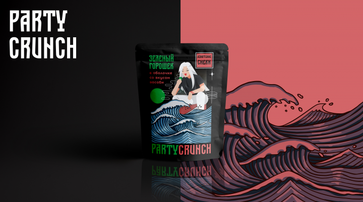Упаковка для азиатских снеков "PartyCranch"